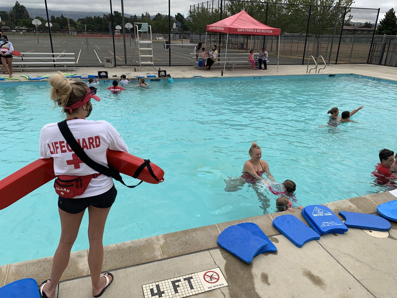 Learning to swim in Napa